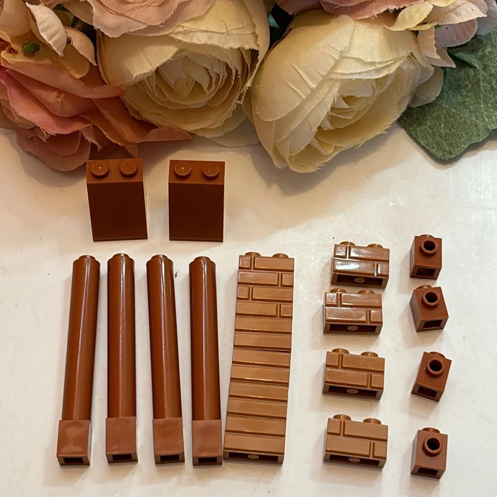 Lego Brown Bricks Brown Pillars Lego Light brown Lego Bricks Round Lego Castle